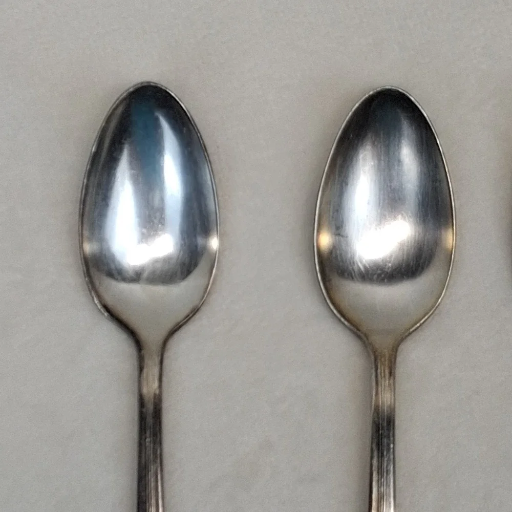Vintage Silverware Spoons WM ROGERS MFG. CO EXTRA PLATE ORIGINAL ROGERS